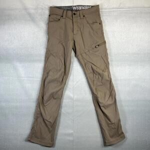 Wrangler ATG Cliff Side Utility Pants Mens 30x30 Brown Cargo Pants Outdoor